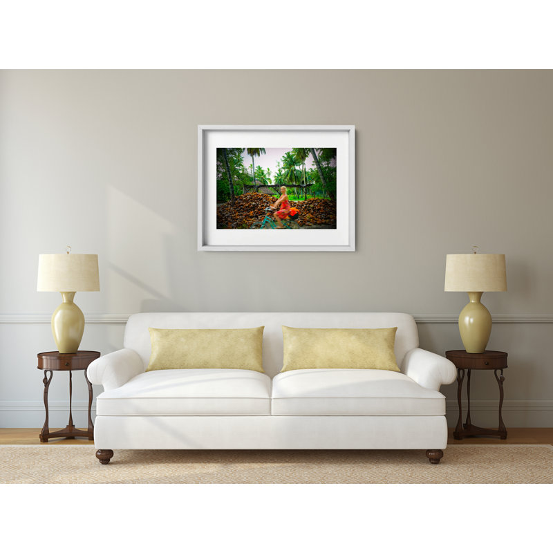 Coconut Dream Print by Joseph Regan, 14" H x 16" W x 0.75" D, White