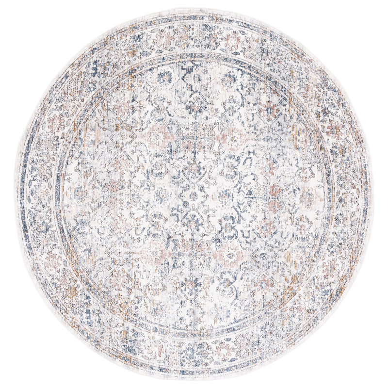 Gefell 600 Performance Oriental Rug, Round 6'