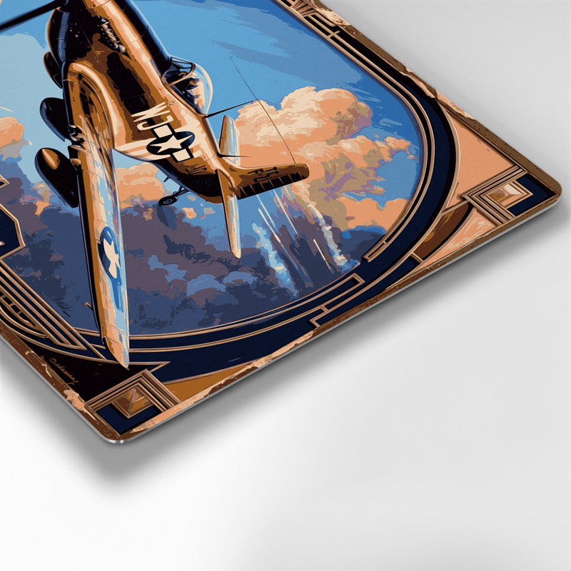 Transport, affiche rétro en métal gris, H 20 po x l 24 po
