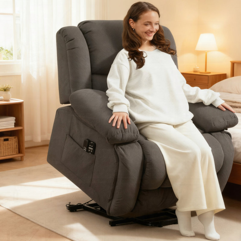 Fauteuil de massage pour adultes, Gris antique