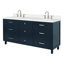 ARIEL Monroe 73 Double Sink Bathroom Vanity with Pure Quartz Top-1315554761