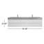 Ensemble de meuble-lavabo double mural 84 po Golitz-622645519