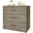 3-Drawer Wood Dresser - Wide Chest for Bedroom, Living Room or Home Office-1011647940