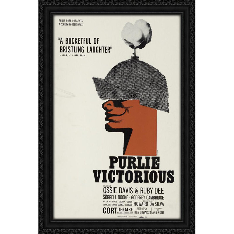 Purlie victorieux (1960), H 32 po x l 22 po