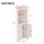 Grande armoire d'angle avec tablettes ouvertes-965511633