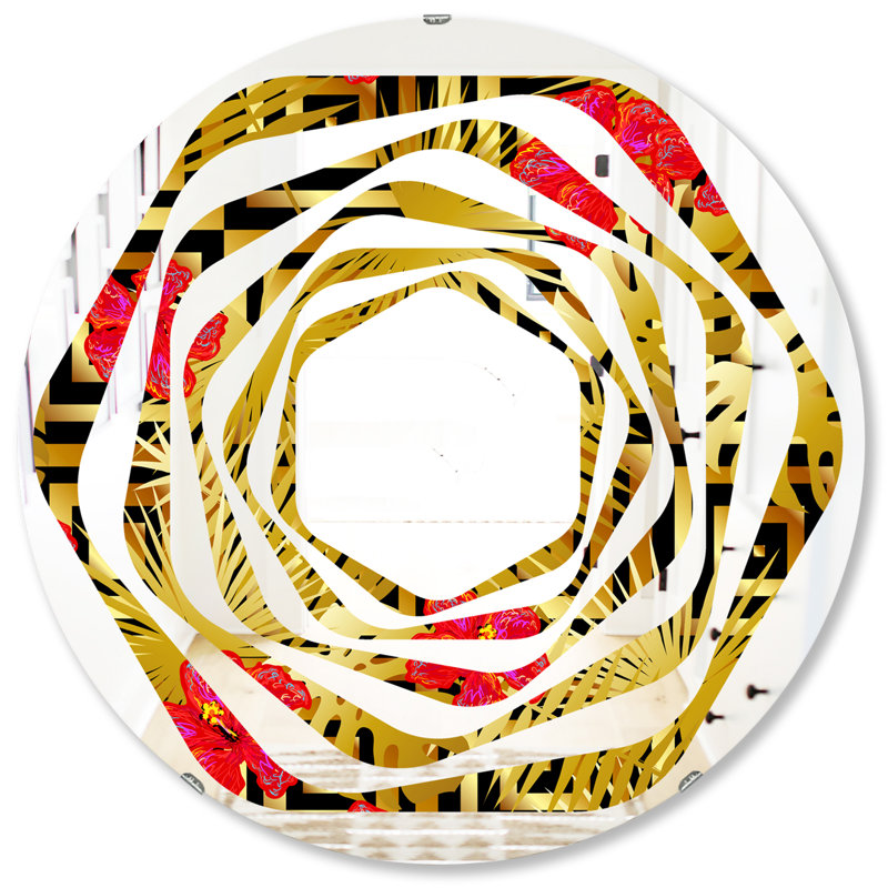 Miroir mural Whirl, 31,5 po x 31,5 po