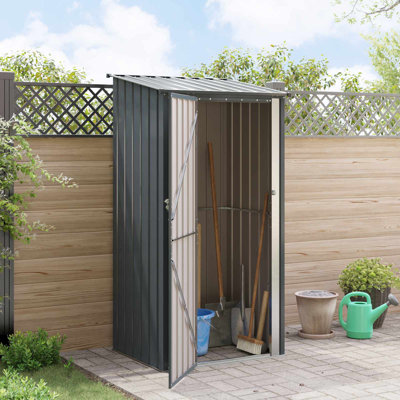 Vidaxl Garden Sheds Metal Outdoor Structures Storage Modern Weather Resistant