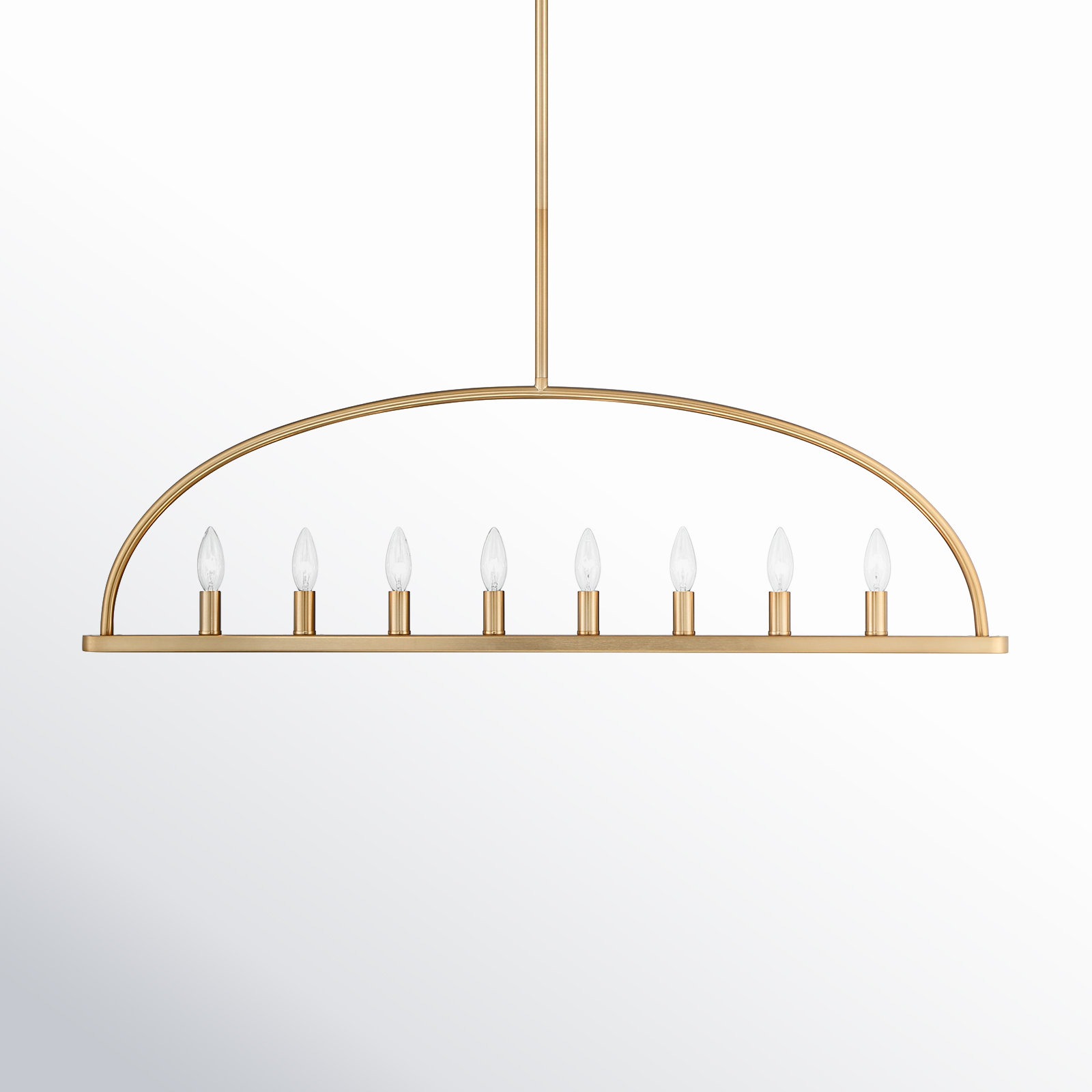 Aleena 8 - Light Lantern Geometric Chandelier, Gold