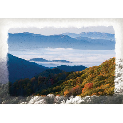 Photo Mountains - Wrapped Canvas Print