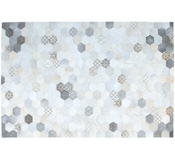 Art Hide Cowhide Area Rug in Gray, Rectangle 9' x 12'