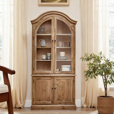 Brown Solid Wood Display Cases