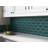 Long Hex 10.60in.x11 in. Glass Mosaic Tile-102317162
