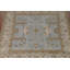 Tapis bleu carré Oushak 8 x 8