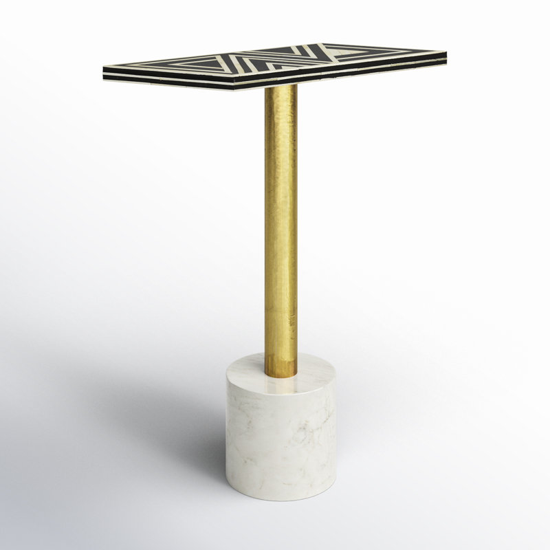Draper Bone Inlay Side Table