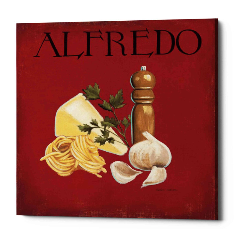 «Italian Cuisine III» par Marco Fabiano, art mural sur toile, H 37 po x l 37 po x P 1,5 po