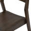 Chaise d'appoint à dossier bas en bois massif Linzy-88616856