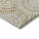 Premium Machine Washable Prisco Gold Rug