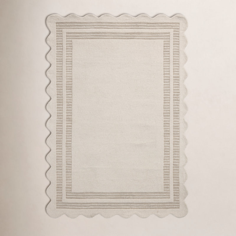 Tapis Chris Loves Julia x Loloi Scottie, Rectangle 8 pi 6 po x 11 pi 6 po, Ivory/Grey