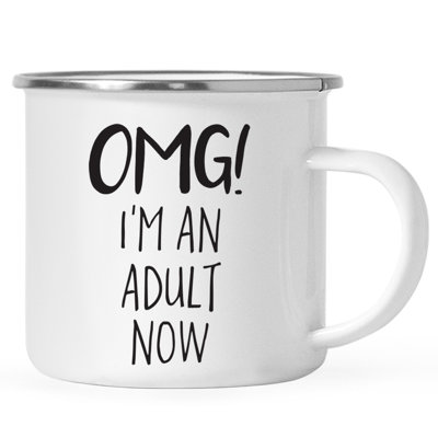 11 oz. Cadeau de tasse à café en acier inoxydable Graduation