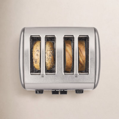 Grille-pain à 4 tranches avec boutons lumineux KitchenAid