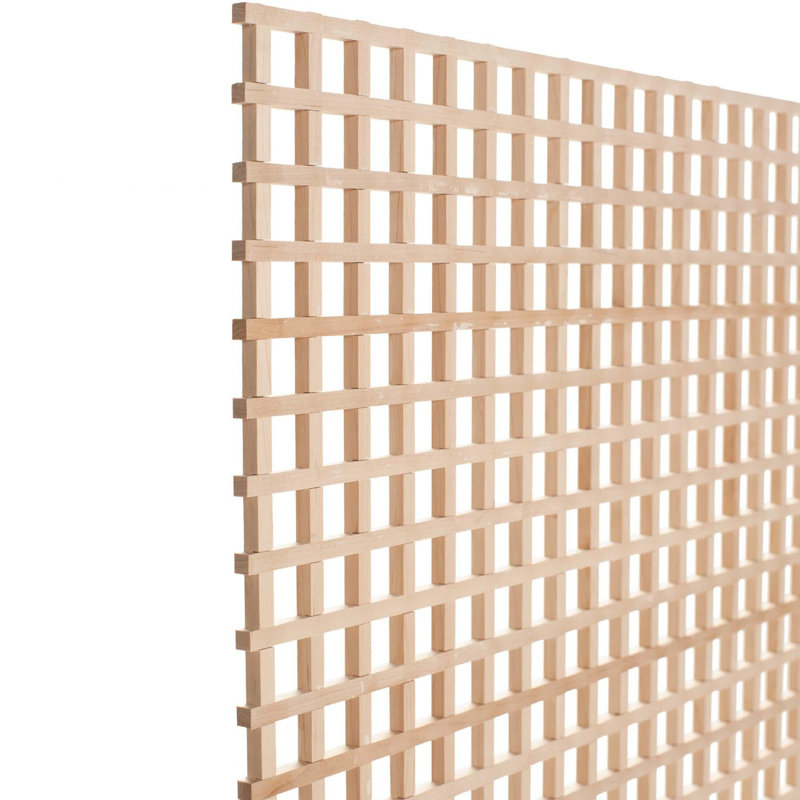 Panneau de treillis carré 24 po x 35 3/4 po x 3/8 po, Érable dur