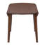 Table de salle à manger extensible ronde pour 2 à 4 personnes, conception en bois pliable avec taille réglable, parfaite pour les petits appartements et les salles à manger Table Table seulement）