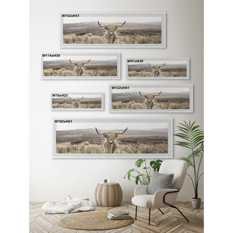 On The Hilltop - Single Picture Frame Print, 25cm H x 25cm W x 3.81cm D