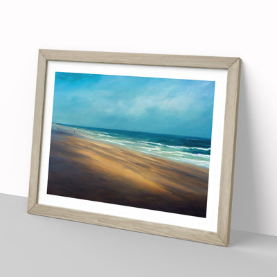 XH1022-4369X Gold Beach - Single Picture Frame Print