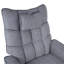 Fauteuil inclinable de massage 8 points avec repose-pieds, tissu en chenille chauffée, base en bois cintré, pour le salon et la chambre à coucher