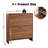 16 Pair Shoe Storage Cabinet With 2 Flip Drawers-67620498