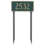 Classic 1-Line Lawn Address Sign
