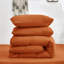 Premium 4-Piece Ultra-Soft Microfiber Duvet Complete Cover Set-111014803-111014812
