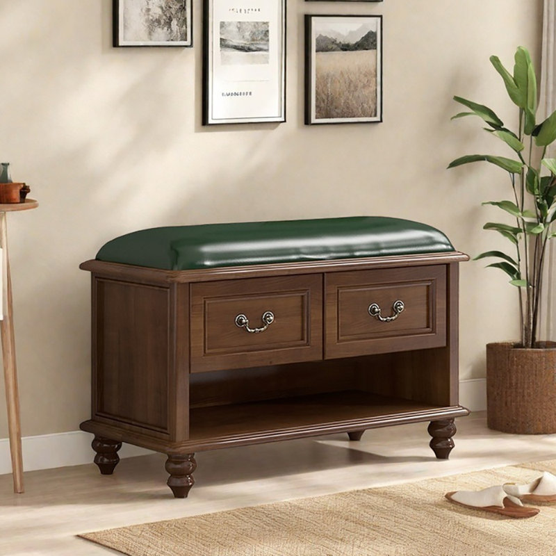 27.6in Retro style Shoe Change Stool