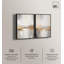 «Gilded Luxe Glam Gold Art», ensemble de 2 impressions sur toile par -1618186219-1618186220-1618186215