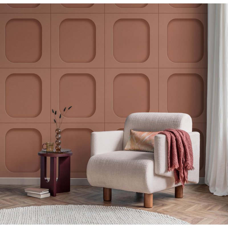 Imitation Group Sloane Panel Wallpaper, Clay