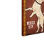 «White Chihuahua on Red» par Dreyanna, affiche vintage sur toile tendue-22002153