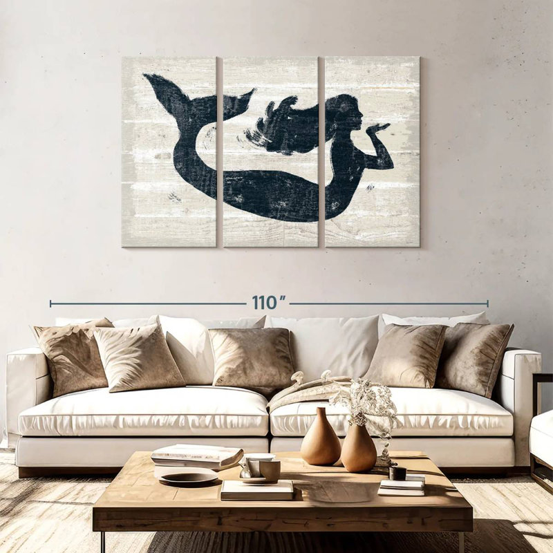 Kelan Driftwood Coast I - bleu, H 48 po x l 74 po