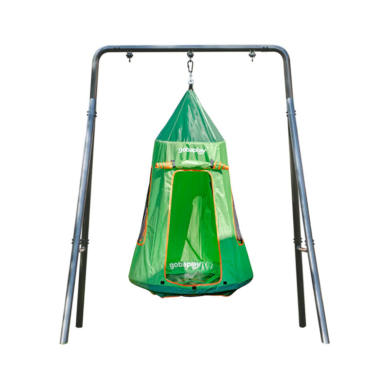 Ensemble de balançoire gobaplay simple avec balançoire FlyMax de 39 po et tente