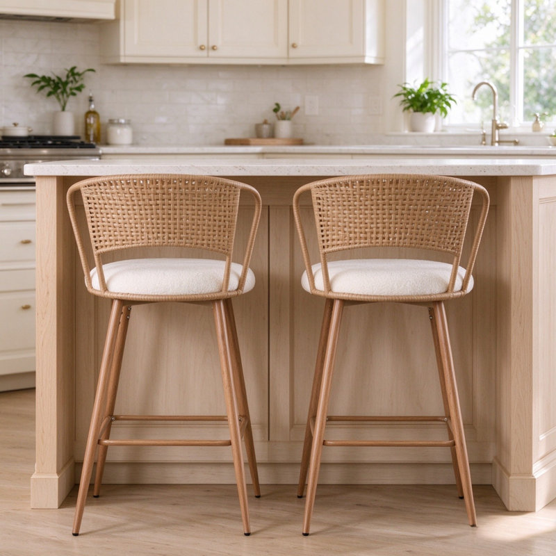 Upholstered Counter Stool, 6