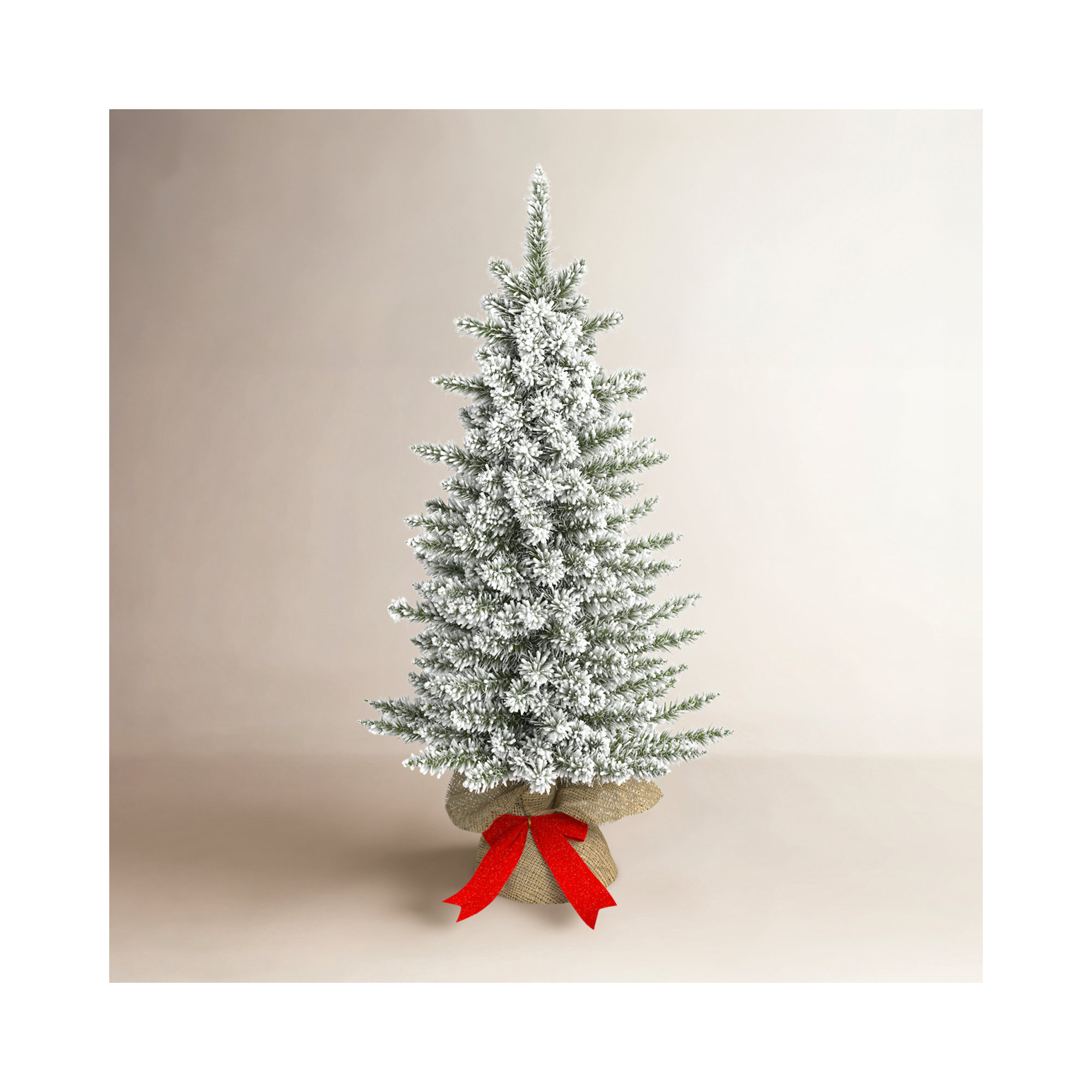36' Lighted Artificial Fir Christmas Tree