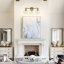 3-light Dimmable Vanity Light With Seeded Glass Globes-437922057