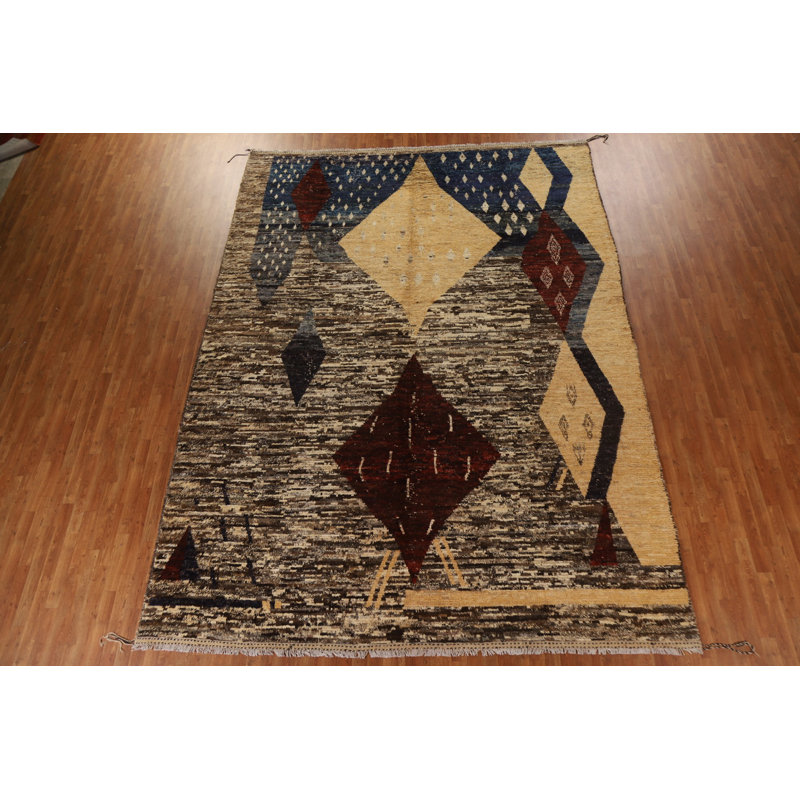 Tapis marocain fait à la main 10 x 14 po