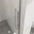 Shower Door, 48" X 72", 1/4" (6mm) Tempered Clear Glass, - Proof Coating, Adjustable, Reversible, Splash Design, Smooth Silent Sliding W 72" H Glass Finish, Easy Clean, Adjustable Width 44 48 In,