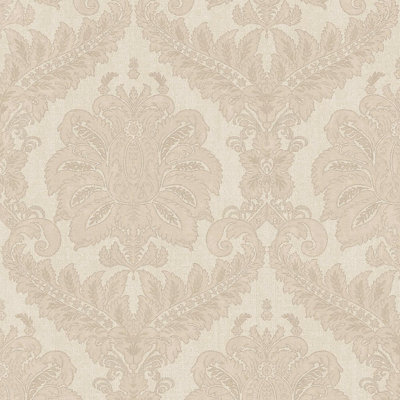 Ornamenta Collection Traditional Damask Wallpaper Roll