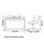 Ensemble de bureau et chaise American Style Vintage