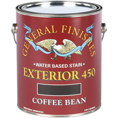 General Finishes Exterior 450 Water Based Coffee Bean Stain (1 Gallon)