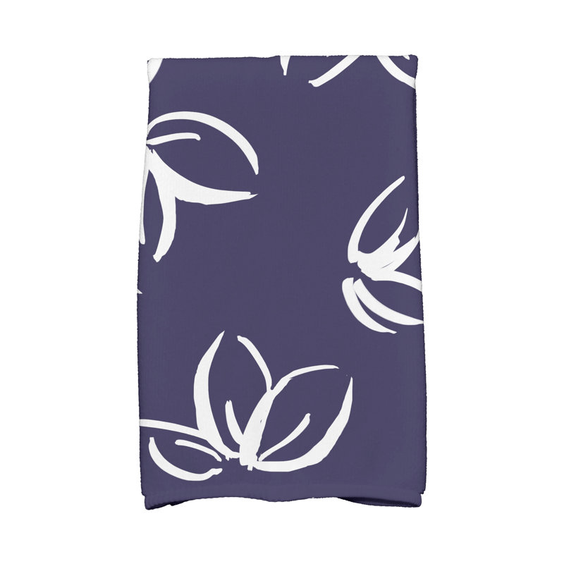 Serviette essuie-mains, Bleu marine