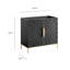 Base de meuble-lavabo simple 35 po en noir seulement