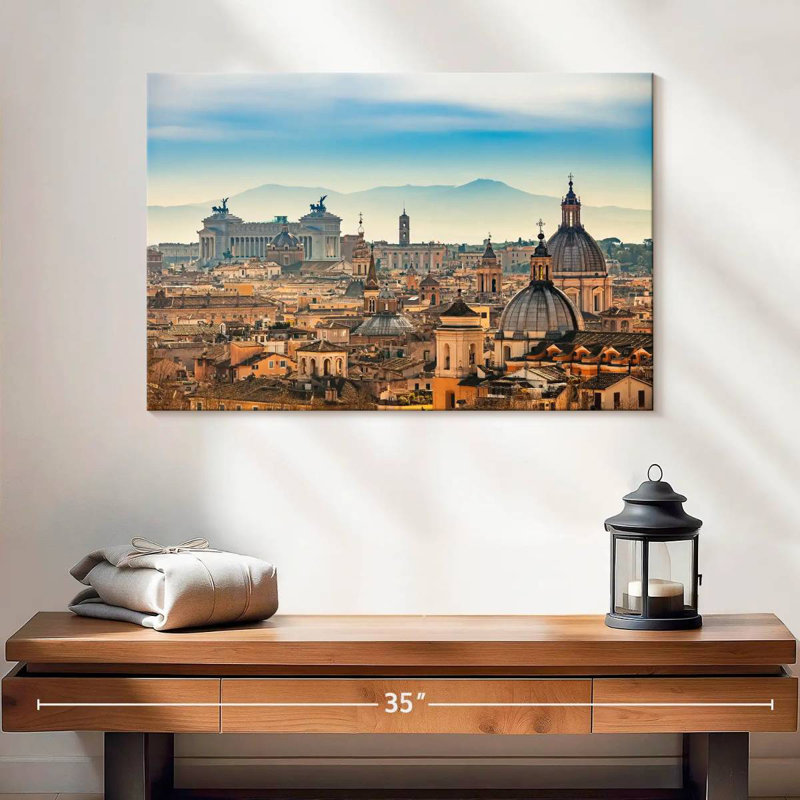 Sirci, ville de Rome, H 16 po x l 24 po