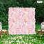 Ensemble de 4 panneaux muraux à fleurs artificielles, 23,62 x 15,74 po